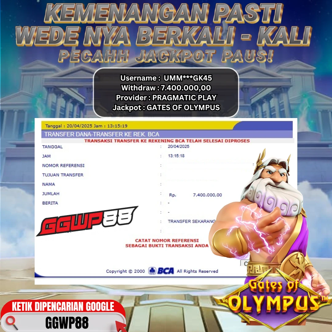 KEMENANGAN ANDA ADALAH PRIORITAS KAMI
